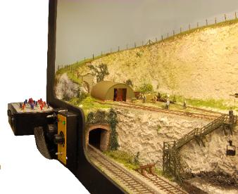 Click to see a bigger photo of the Chalk Pit 009 layout