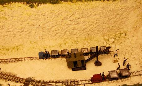 Click for a larger picture of the Chalk Pit 009 layout