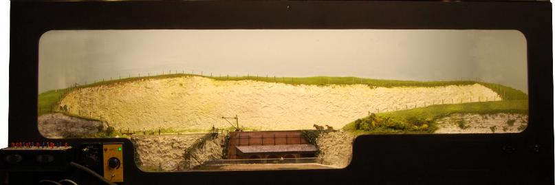 Click for a larger photo of the Chalk Pit 009 layout